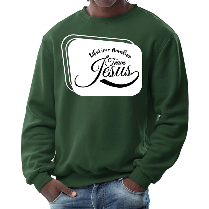 Mens Graphic Sweatshirt Lifetime Member Team Jesus - Mens | Sweatshirts