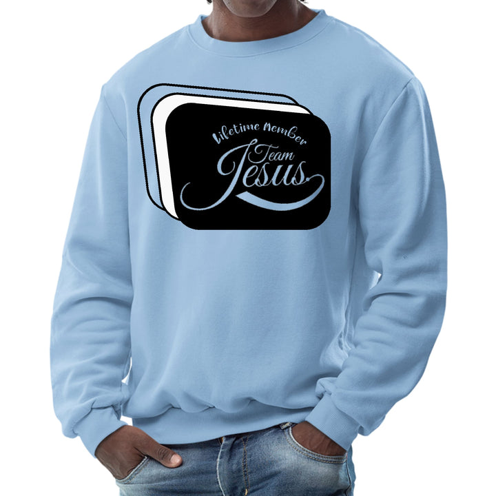 Mens Graphic Sweatshirt Lifetime Member Team Jesus - Mens | Sweatshirts