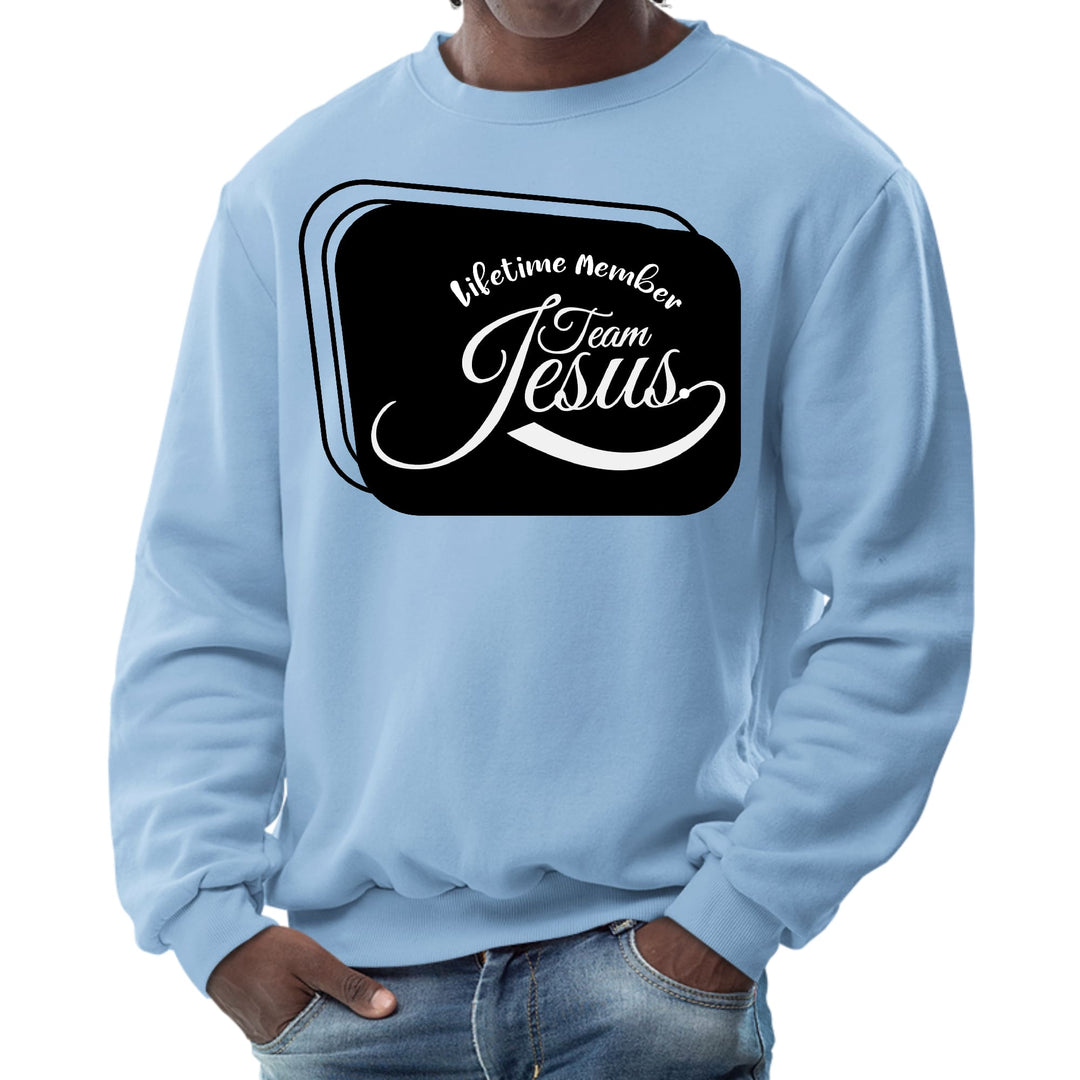 Mens Graphic Sweatshirt Lifetime Member Team Jesus - Mens | Sweatshirts