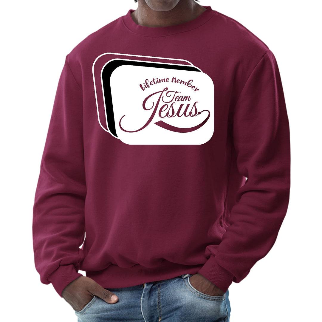 Mens Graphic Sweatshirt - Lifetime Member Team Jesus - Mens | Sweatshirts