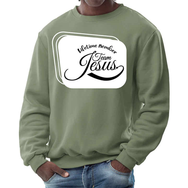 Mens Graphic Sweatshirt Lifetime Member Team Jesus - Mens | Sweatshirts