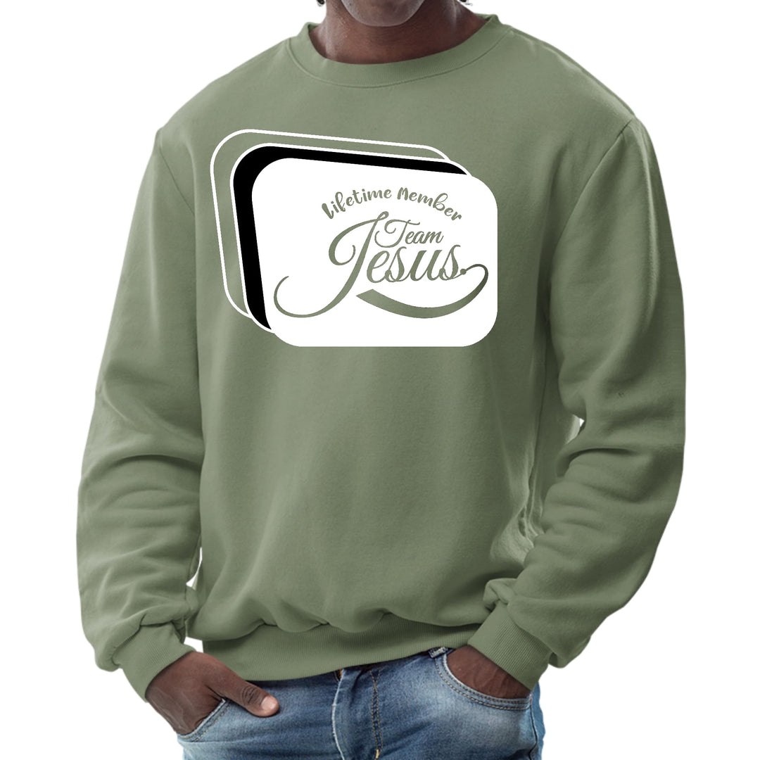 Mens Graphic Sweatshirt - Lifetime Member Team Jesus - Mens | Sweatshirts