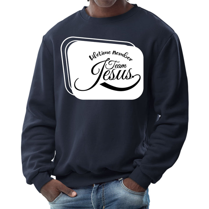 Mens Graphic Sweatshirt Lifetime Member Team Jesus - Mens | Sweatshirts