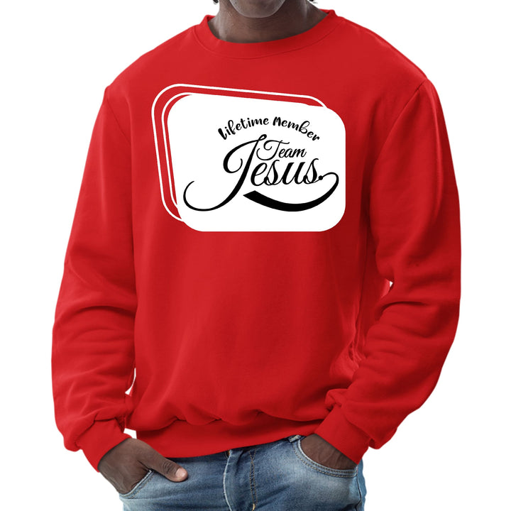 Mens Graphic Sweatshirt Lifetime Member Team Jesus - Mens | Sweatshirts