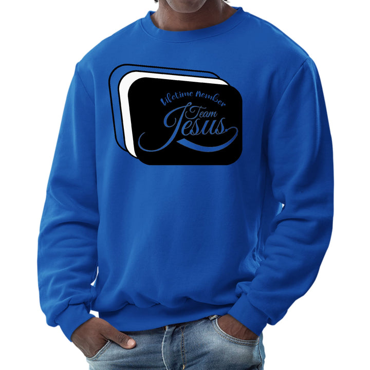 Mens Graphic Sweatshirt Lifetime Member Team Jesus - Mens | Sweatshirts