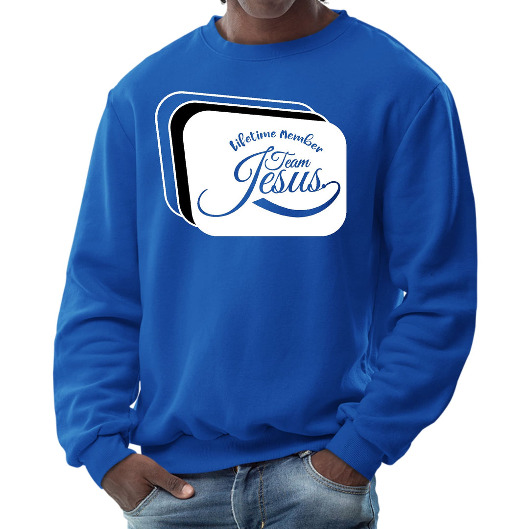 Mens Graphic Sweatshirt - Lifetime Member Team Jesus - Mens | Sweatshirts