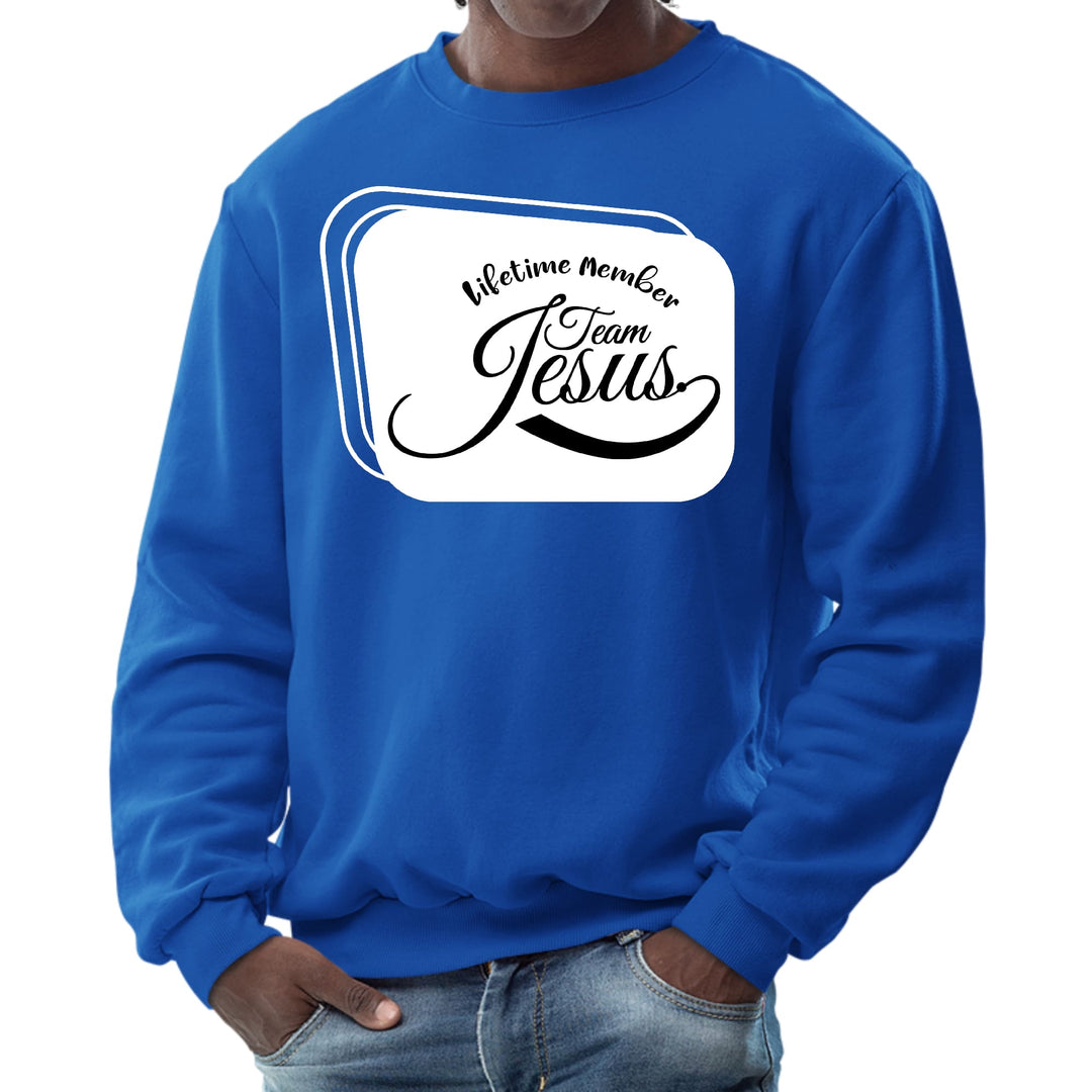 Mens Graphic Sweatshirt Lifetime Member Team Jesus - Mens | Sweatshirts