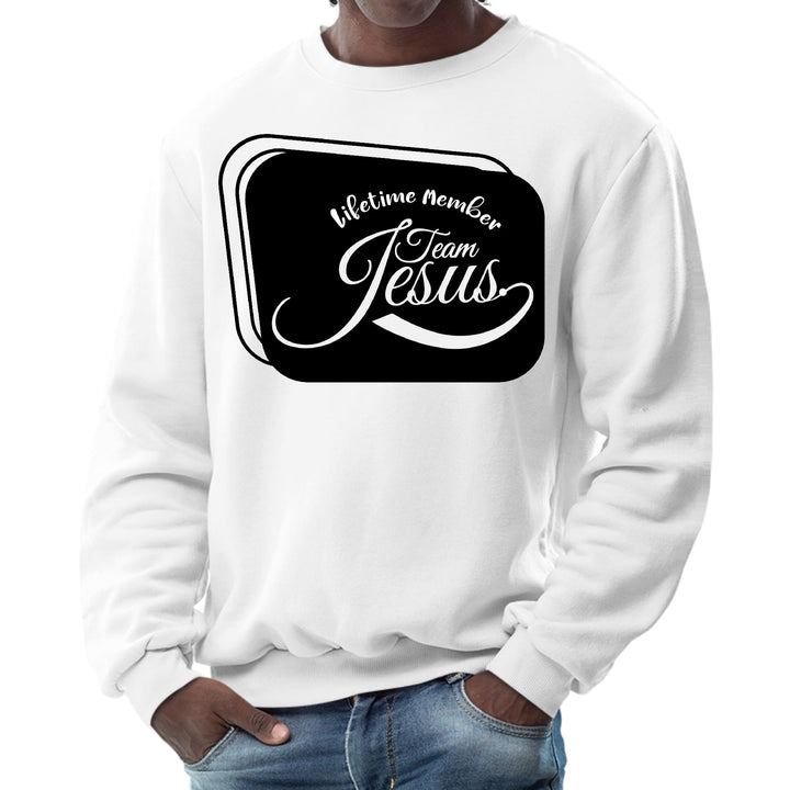 Mens Graphic Sweatshirt Lifetime Member Team Jesus - Mens | Sweatshirts