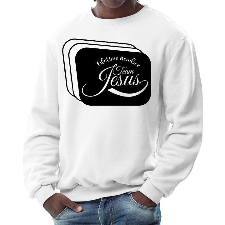 Mens Graphic Sweatshirt Lifetime Member Team Jesus - Mens | Sweatshirts