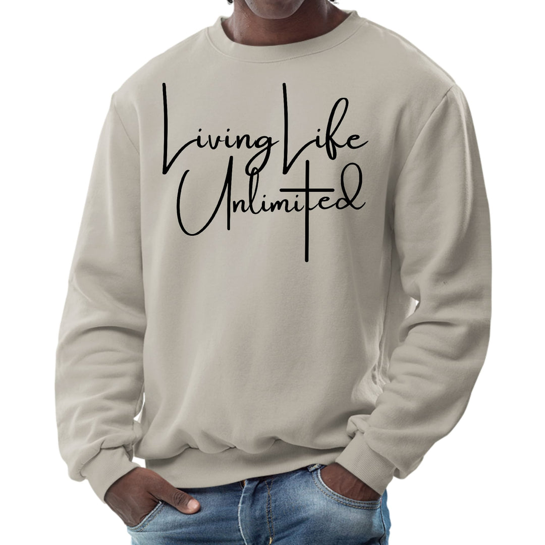 Mens Graphic Sweatshirt Living Life Unlimited - Mens | Sweatshirts