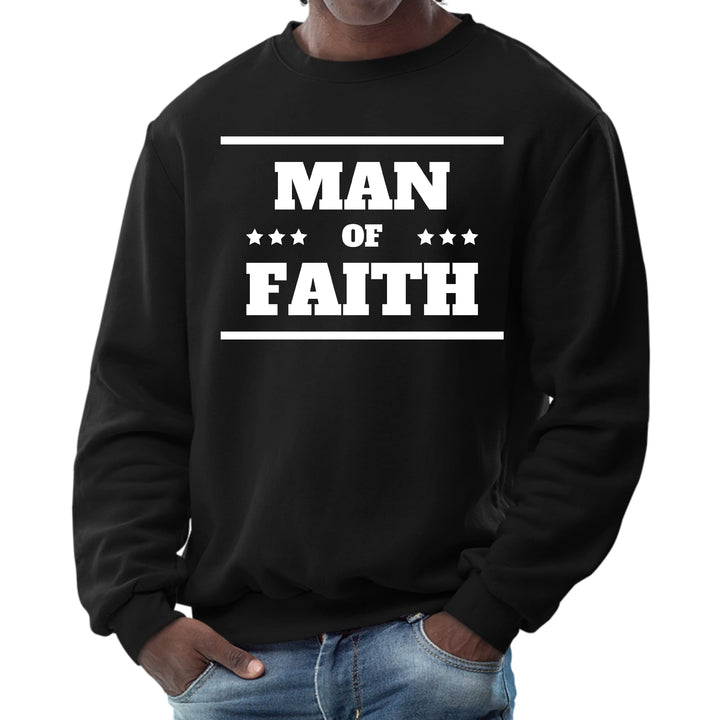 Mens Graphic Sweatshirt Man of Faith - Mens | Sweatshirts