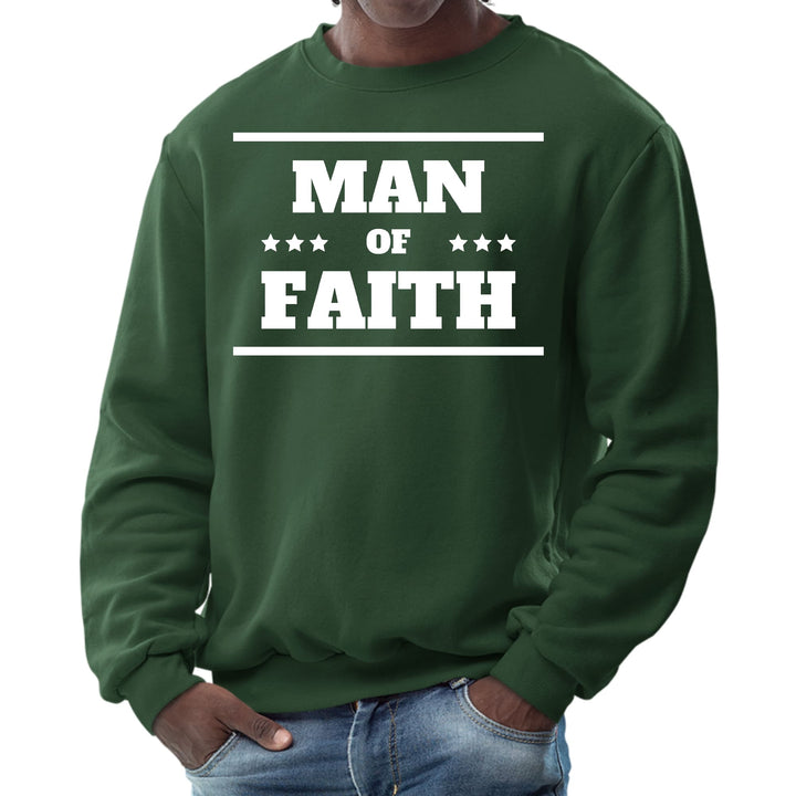 Mens Graphic Sweatshirt Man of Faith - Mens | Sweatshirts