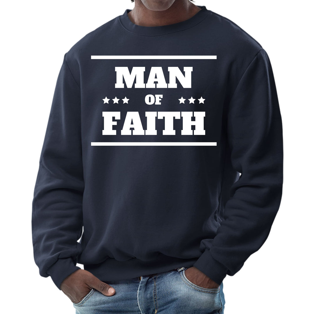 Mens Graphic Sweatshirt Man of Faith - Mens | Sweatshirts