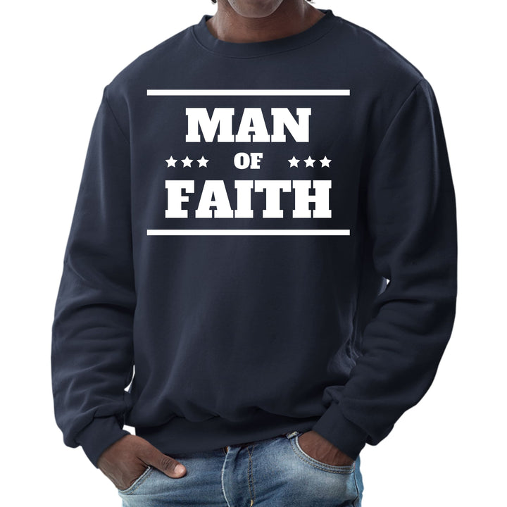 Mens Graphic Sweatshirt Man of Faith - Mens | Sweatshirts