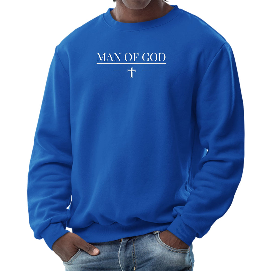 Mens Graphic Sweatshirt Man of God Print - Mens | Sweatshirts