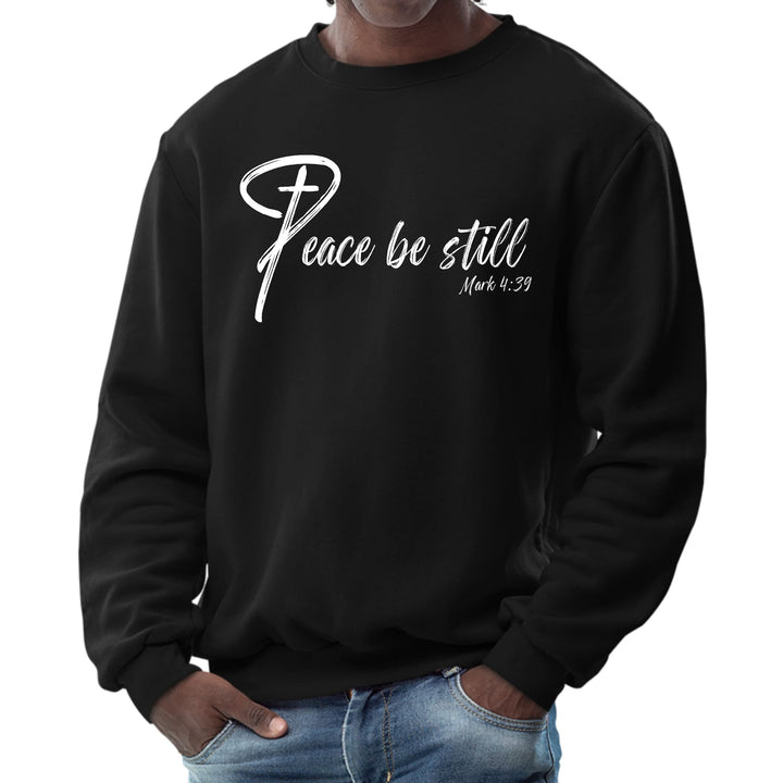 Mens Graphic Sweatshirt Peace be Still - Mens | Sweatshirts