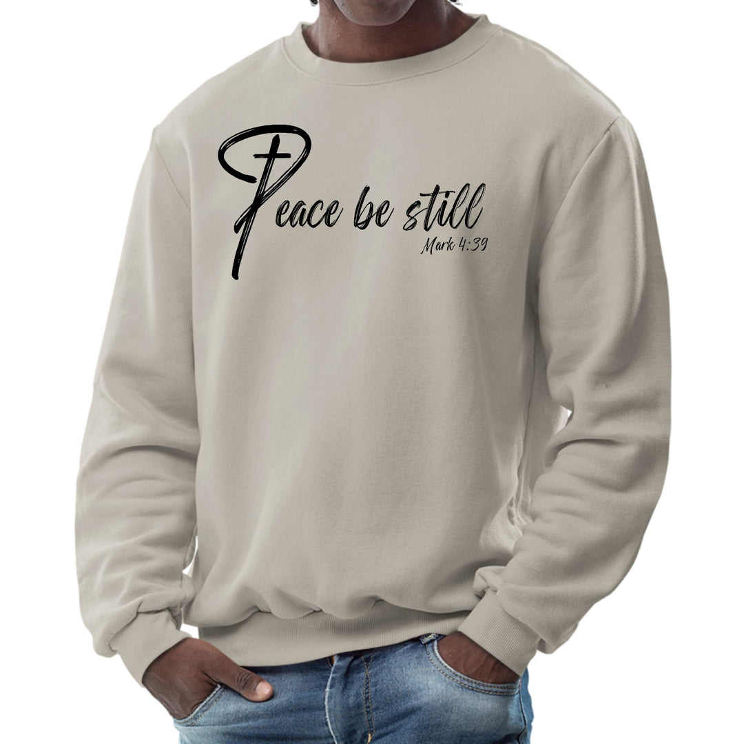 Mens Graphic Sweatshirt Peace be Still - Mens | Sweatshirts