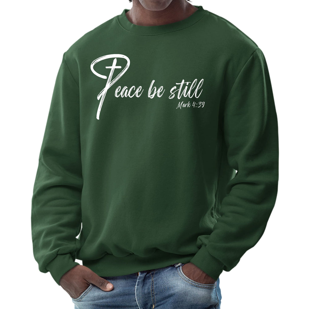 Mens Graphic Sweatshirt Peace be Still - Mens | Sweatshirts