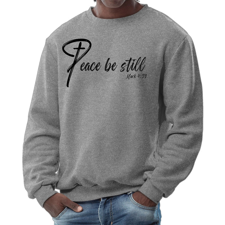 Mens Graphic Sweatshirt Peace be Still - Mens | Sweatshirts