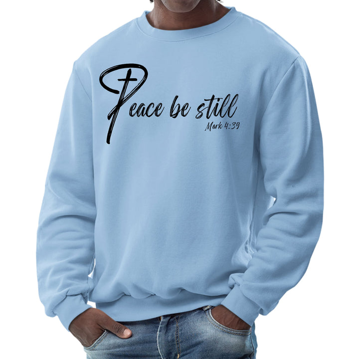 Mens Graphic Sweatshirt Peace be Still - Mens | Sweatshirts