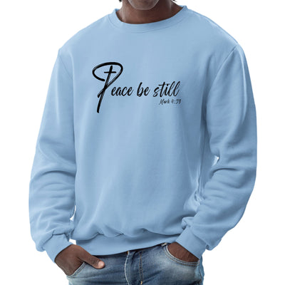 Mens Graphic Sweatshirt Peace Be Still - Mens | Sweatshirts