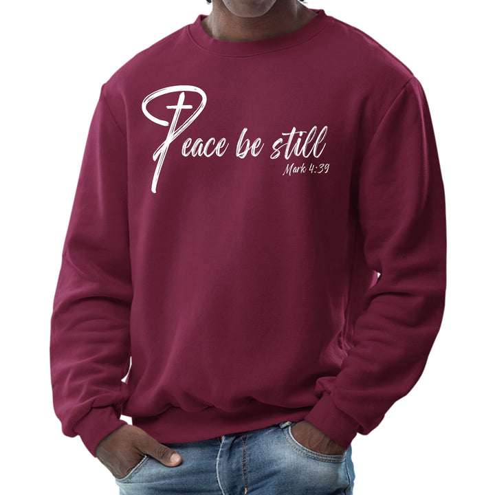 Mens Graphic Sweatshirt Peace be Still - Mens | Sweatshirts