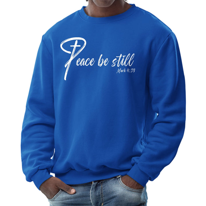 Mens Graphic Sweatshirt Peace be Still - Mens | Sweatshirts