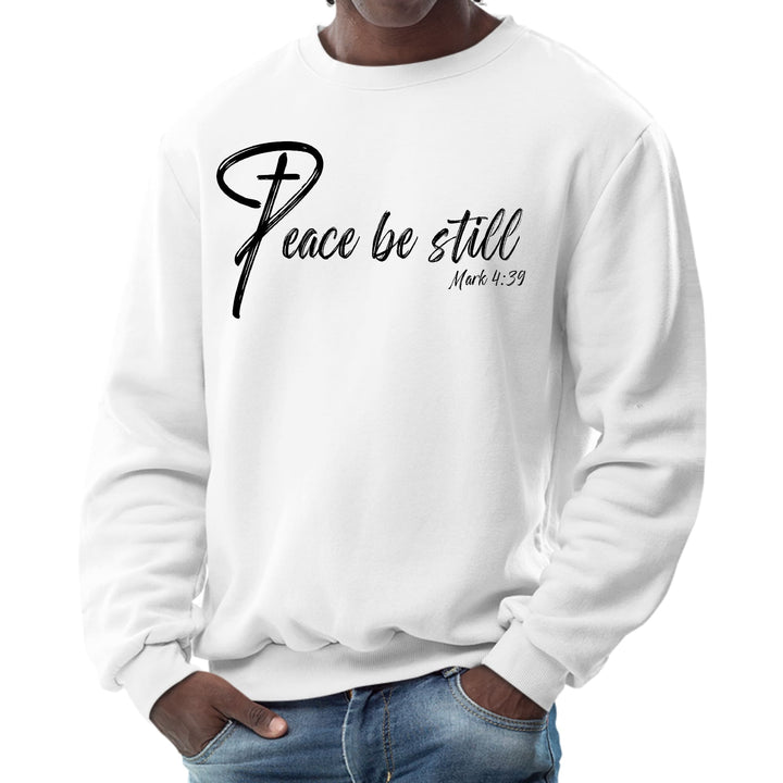 Mens Graphic Sweatshirt Peace be Still - Mens | Sweatshirts