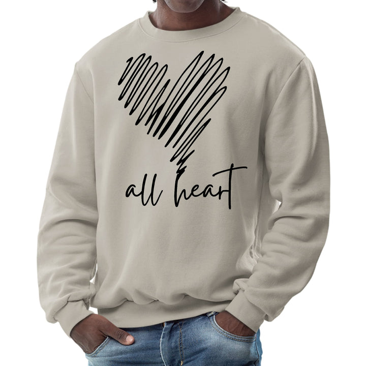 Mens Graphic Sweatshirt - Say it Soul - All Heart Line Art - Mens | Sweatshirts