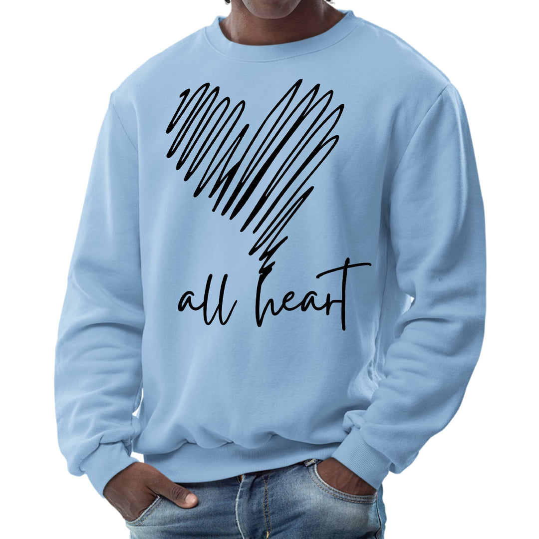 Mens Graphic Sweatshirt - Say it Soul - All Heart Line Art - Mens | Sweatshirts