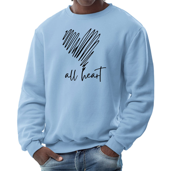 Mens Graphic Sweatshirt Say it Soul All Heart Line Art - Mens | Sweatshirts