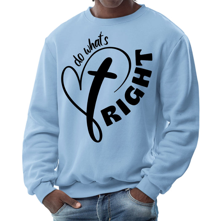 Mens Graphic Sweatshirt Say it Soul - do What’s Right Black - Mens | Sweatshirts