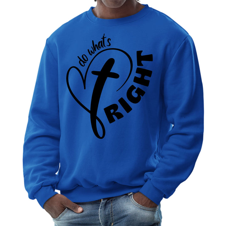 Mens Graphic Sweatshirt Say it Soul - do What’s Right Black - Mens | Sweatshirts