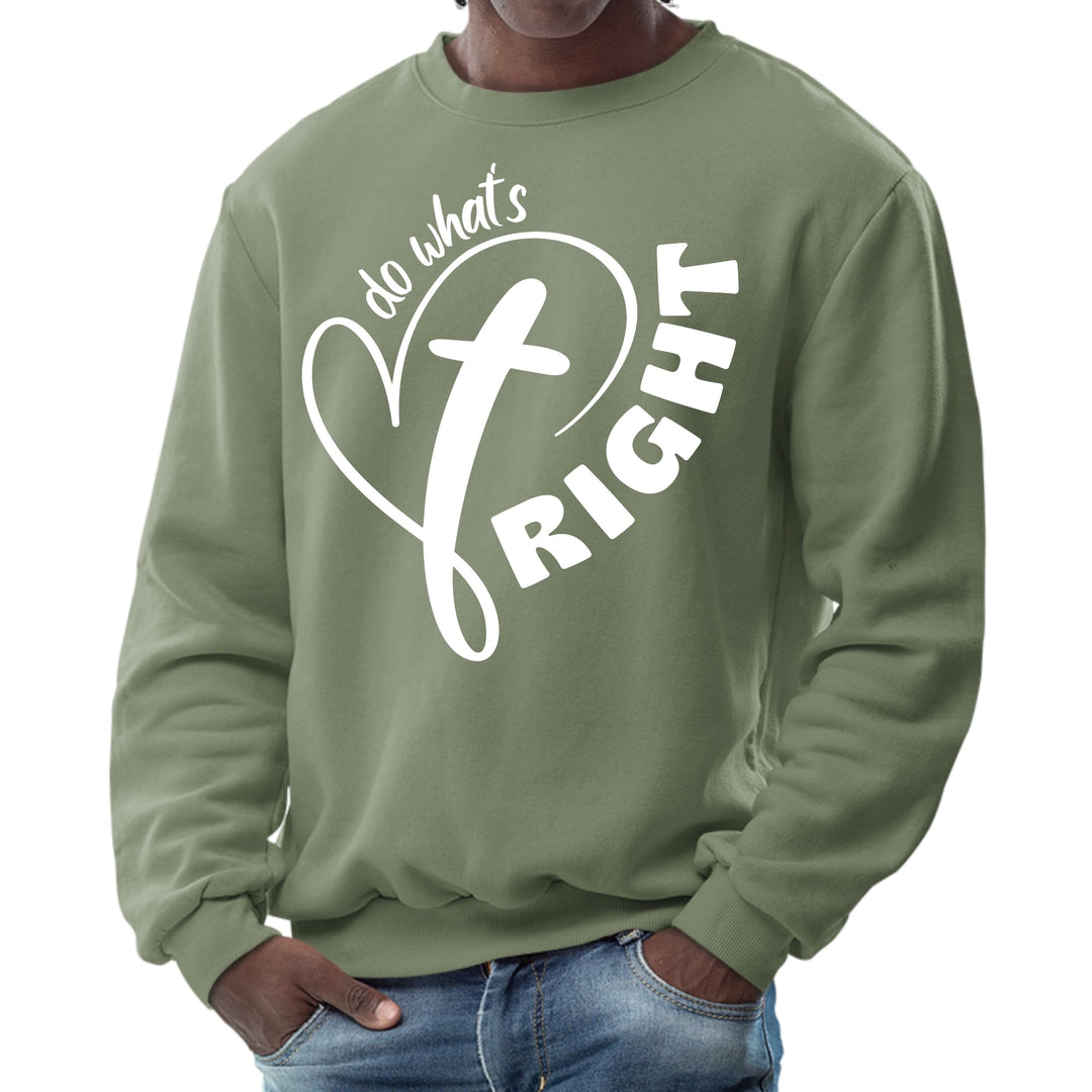 Mens Graphic Sweatshirt Say it Soul - do What’s Right - Mens | Sweatshirts