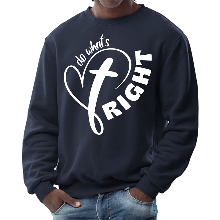 Mens Graphic Sweatshirt Say it Soul - do What’s Right - Mens | Sweatshirts