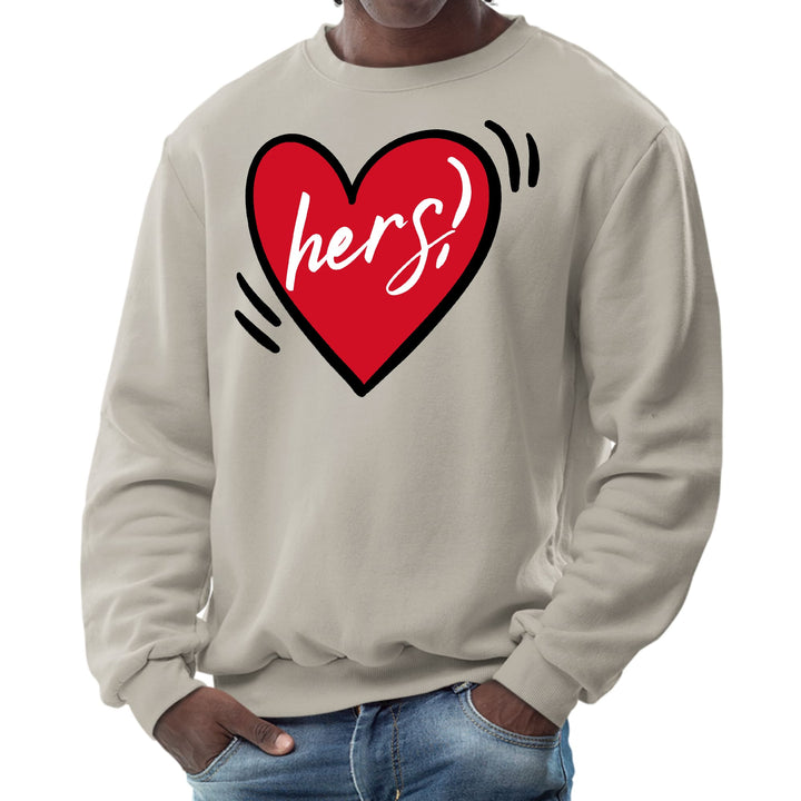 Mens Graphic Sweatshirt Say it Soul Her Heart Couples - Mens | Sweatshirts