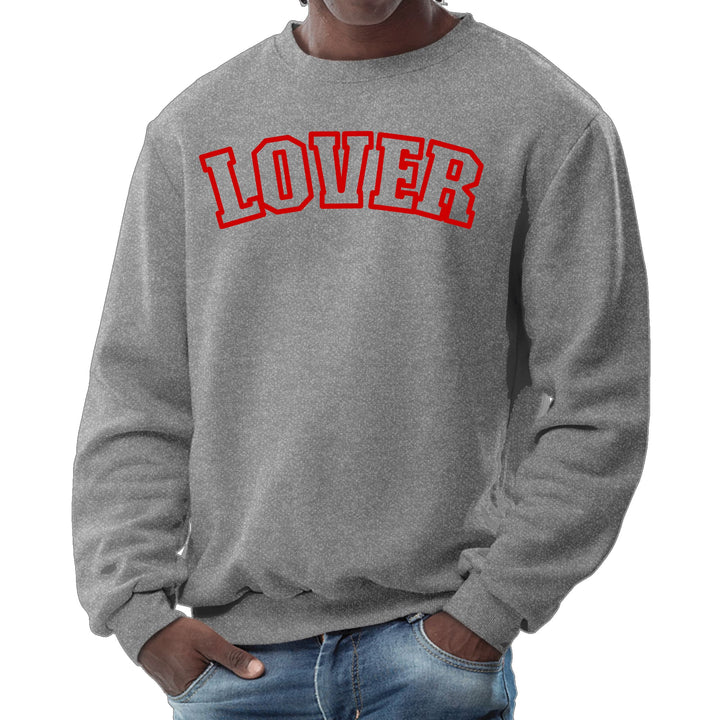 Mens Graphic Sweatshirt Say it Soul Lover Red - Mens | Sweatshirts