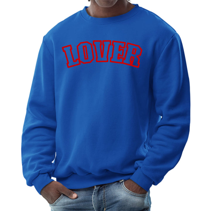 Mens Graphic Sweatshirt Say it Soul Lover Red - Mens | Sweatshirts