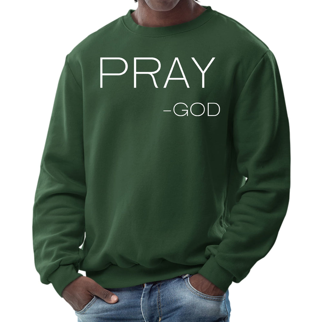 Mens Graphic Sweatshirt Say it Soul Pray -god - Mens | Sweatshirts