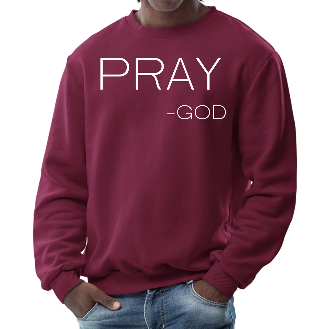 Mens Graphic Sweatshirt Say it Soul Pray -god - Mens | Sweatshirts