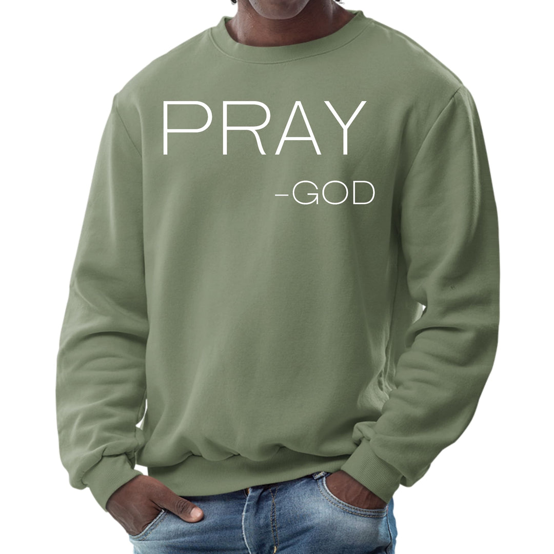 Mens Graphic Sweatshirt Say it Soul Pray -god - Mens | Sweatshirts