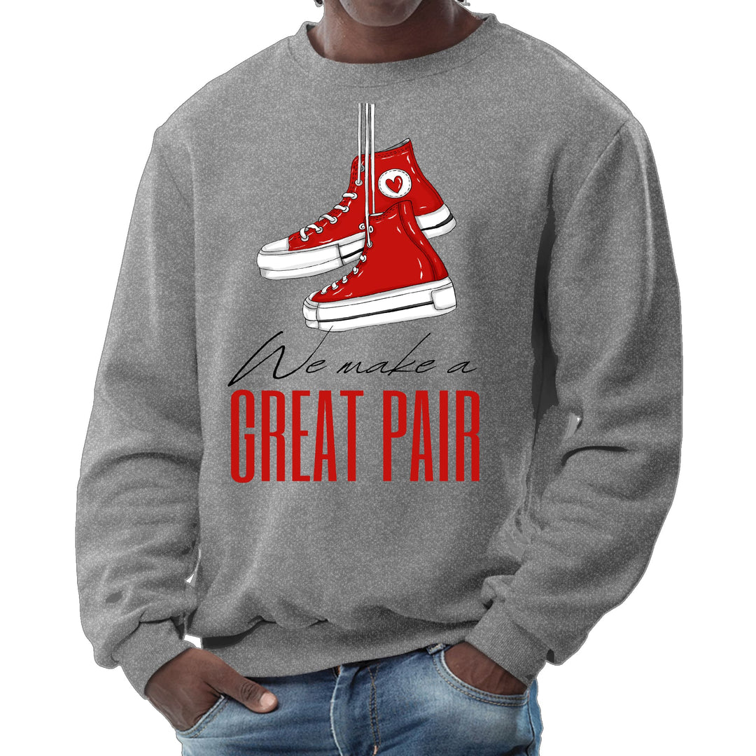 Mens Graphic Sweatshirt - Say it Soul - we Make a Great Pair - Mens/Sweatshirts