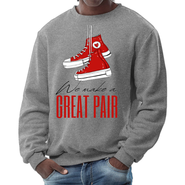 Mens Graphic Sweatshirt - Say it Soul - we Make a Great Pair - Mens/Sweatshirts