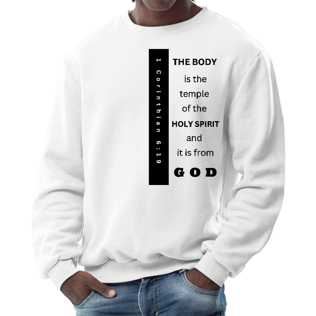 Mens Graphic Sweatshirt the Body is the Temple Print - Mens | Sweatshirts