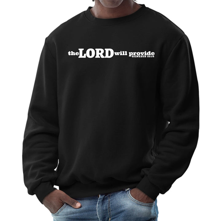 Mens Graphic Sweatshirt - the Lord will Provide Print - Mens | Sweatshirts