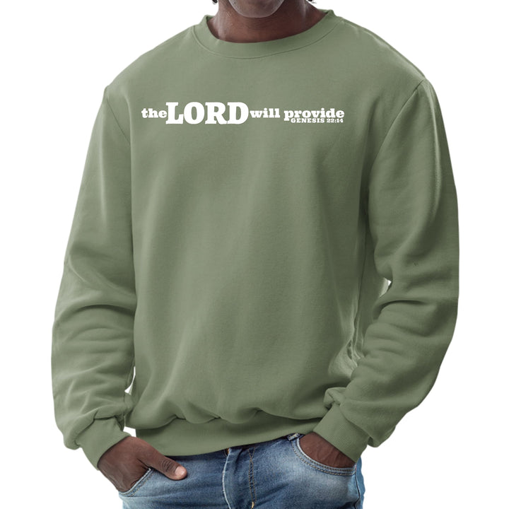 Mens Graphic Sweatshirt - the Lord will Provide Print - Mens | Sweatshirts