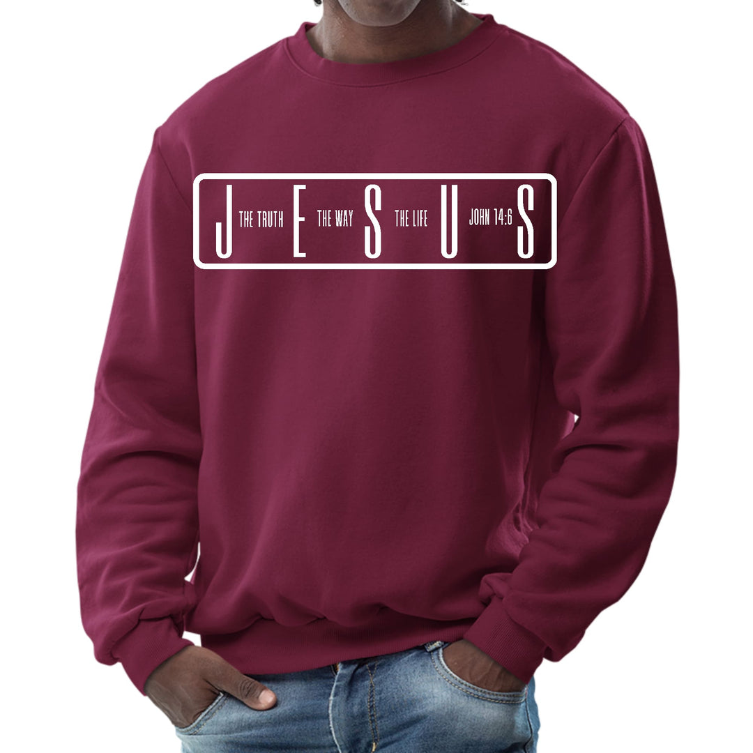 Mens Graphic Sweatshirt The Truth The Way The Life - Mens | Sweatshirts