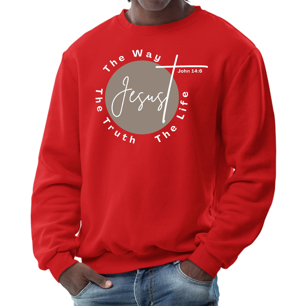 Mens Graphic Sweatshirt the Truth the Way the Life - Mens | Sweatshirts