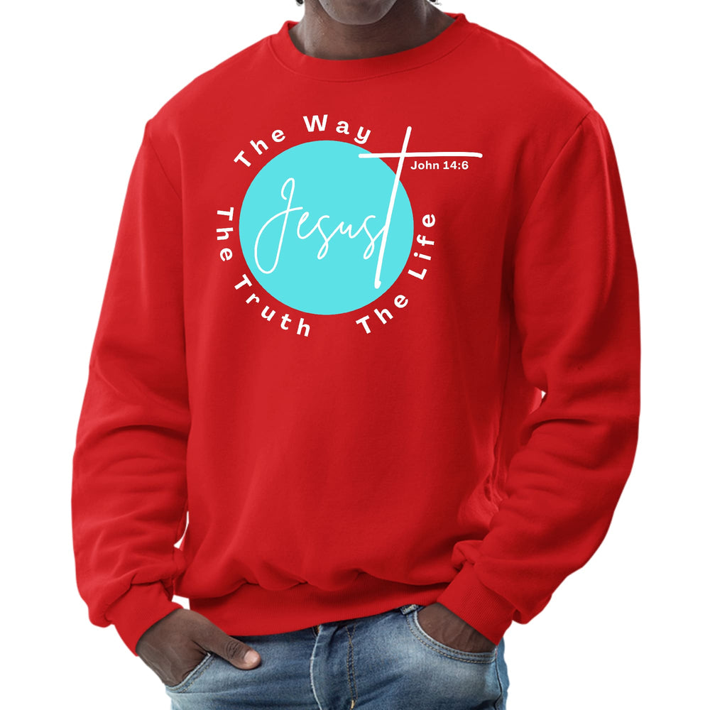 Mens Graphic Sweatshirt the Truth the Way the Life - Mens | Sweatshirts