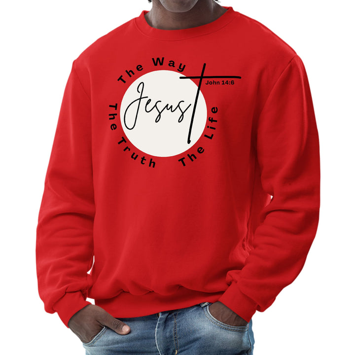 Mens Graphic Sweatshirt the Truth the Way the Life - Mens | Sweatshirts